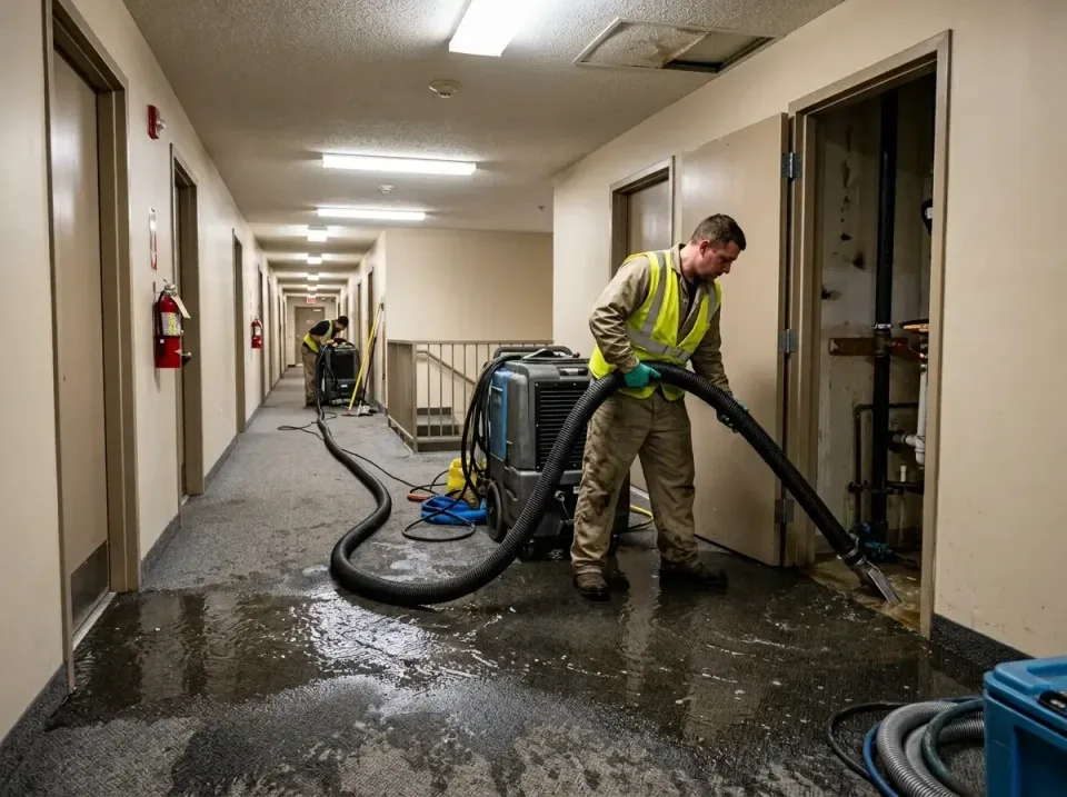 multi-unit-apartment-hallway-f-005 — frequently asked questions, Emergency Burst Pipe Water Extraction & Removal in Plumas L…